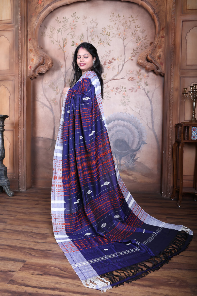 NISHITHA TEMPLE COTTON KOTPAD SAREE