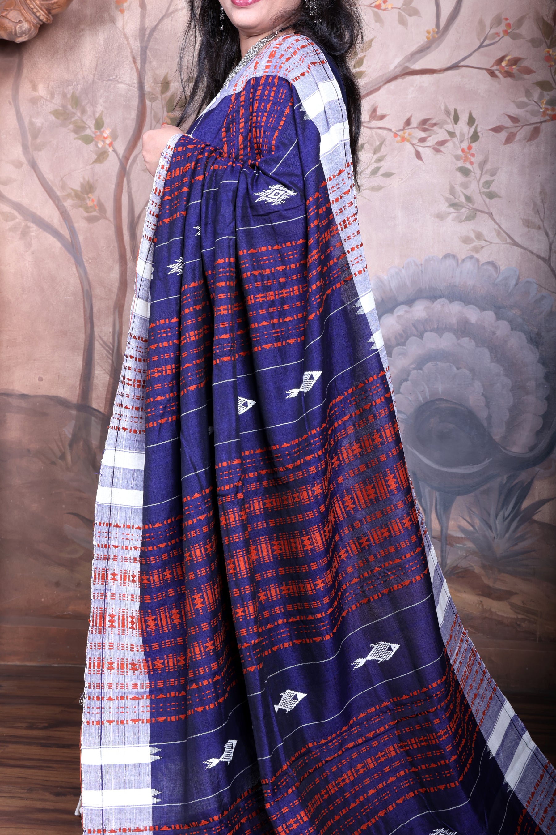 NISHITHA TEMPLE COTTON KOTPAD SAREE
