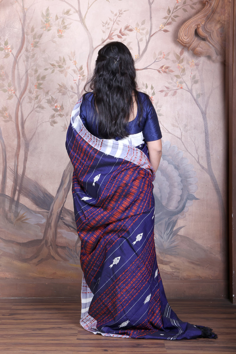 NISHITHA TEMPLE COTTON KOTPAD SAREE