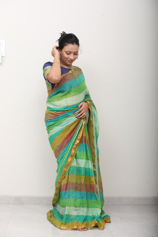 Striped Mulmul Cotton